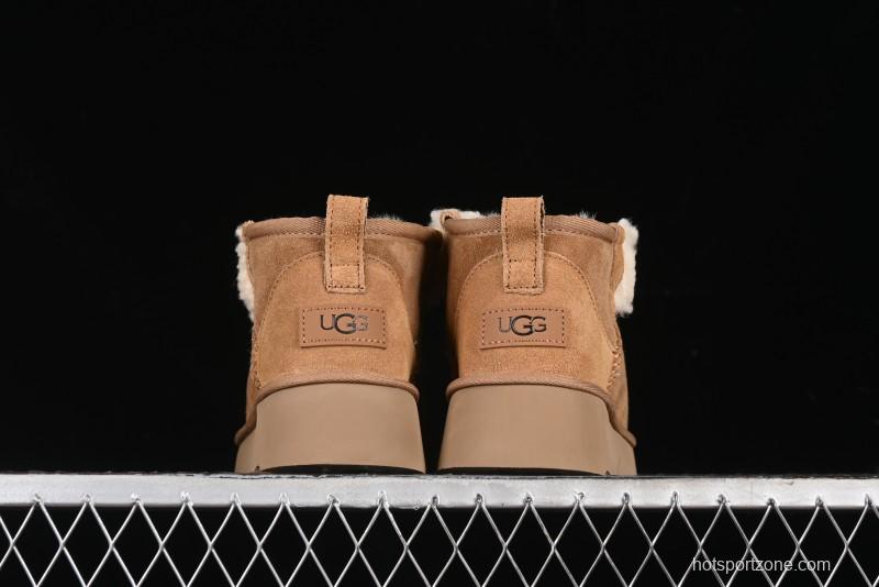 UGG Classic Mini II Shearling Lined Mini Boots with Pom Pom Detail - 1116109