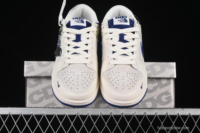 Nike SB Dunk Low The North Face Collaboration - Anniversary Edition Customized Low-Top Casual Skate Shoes - DQ10998-512