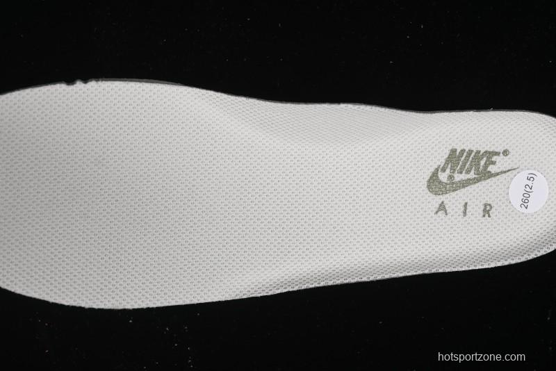 Nike Air Force 1 '07 Mid Military Green Dual-Color Sole Starlight Retro Sneakers - XL0236-231