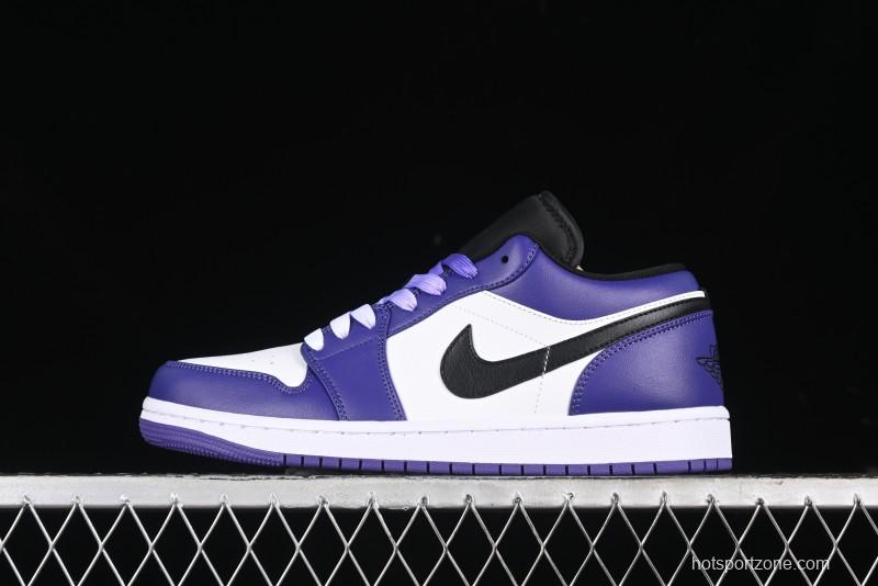 Nike Air Jordan 1 Low AJ1 Grape Purple Low-Top Basketball Shoes - 553558-500