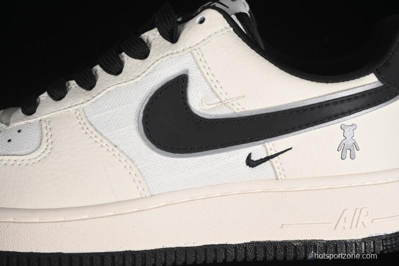 Nike Air Force 1 '07 Low Casual Sneakers with Violent Bear Collaboration - KK1988-006