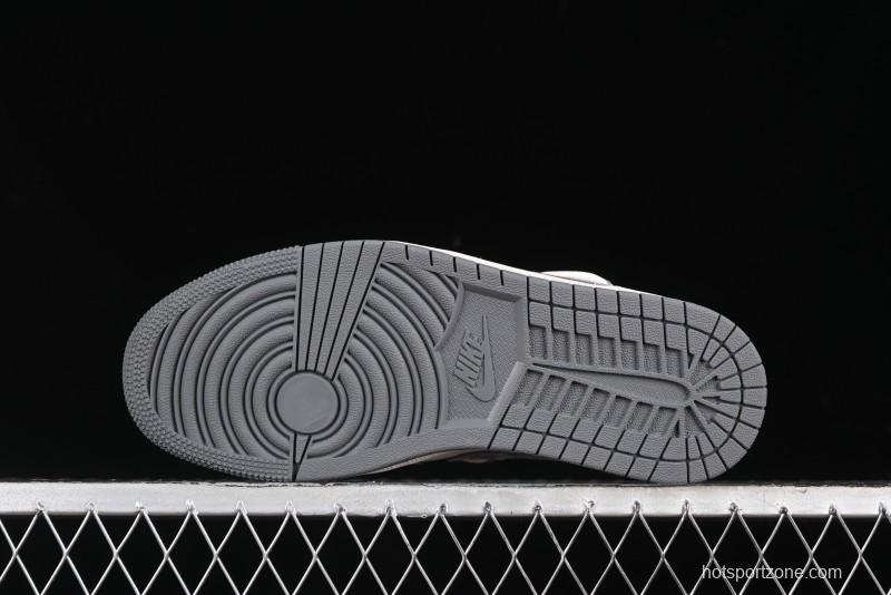 Nike Air Jordan 1 Low Retro Basketball Shoes with Custom Bear Collaboration - SJ9950-018