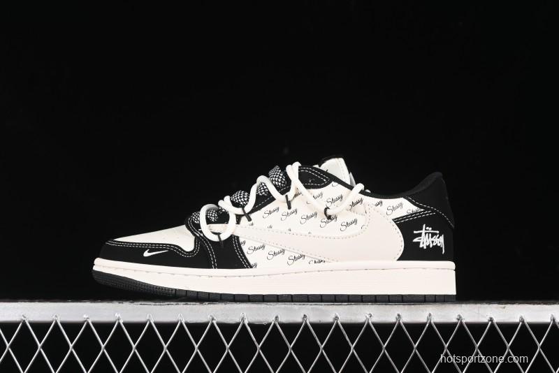 Nike Travis Scott x Fragment Design x Air Jordan 1 Low OG SP AJ1 Sneakers - SJ0086-131