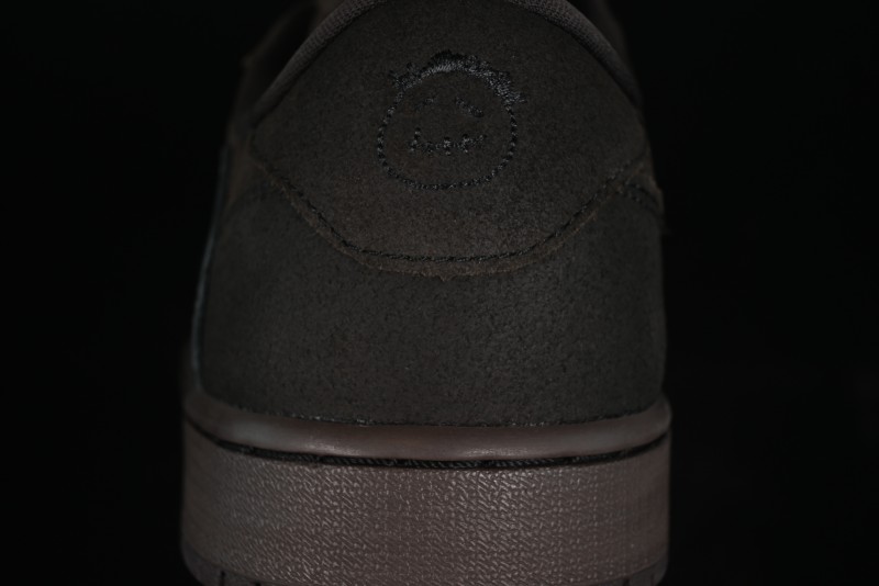 Nike Travis Scott x Air Jordan 1 Low OG AJ1 Collaboration Reverse Swoosh Sneakers - DM7866-202