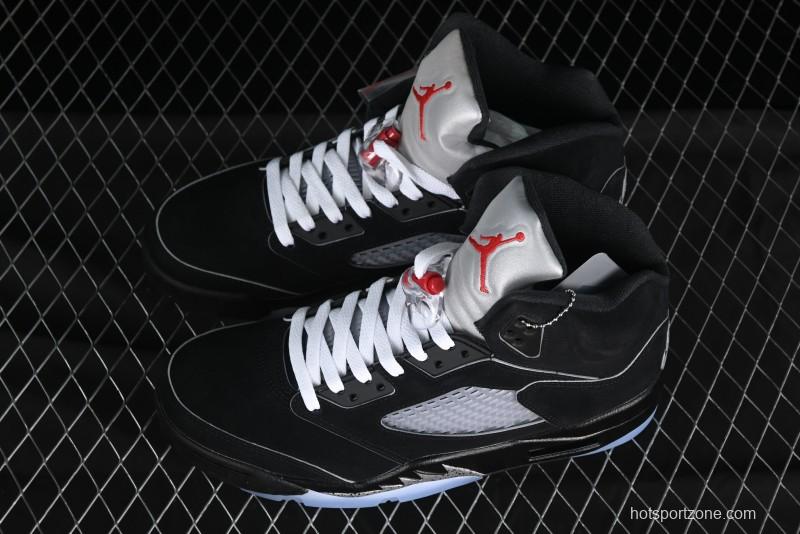 Nike Air Jordan 5 Retro Black Metallic Reimagined Basketball Shoes - HF3975-001