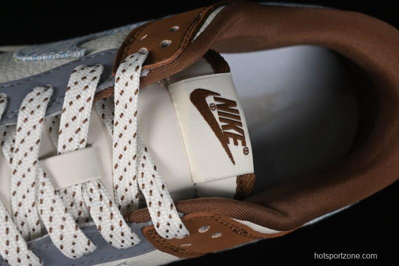 Nike SB Dunk Low Levi's Collaboration - White Grey Brown Anniversary Customized Low-Top Casual Sneakers - JH8310-958