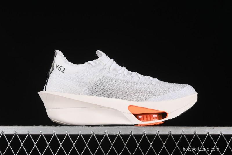 Nike Zoom VaporFly Next 3 Prototype Super Marathon Running Shoes with Dual Air Zoom and Full-Length Carbon Fiber Plate - FD8356-100