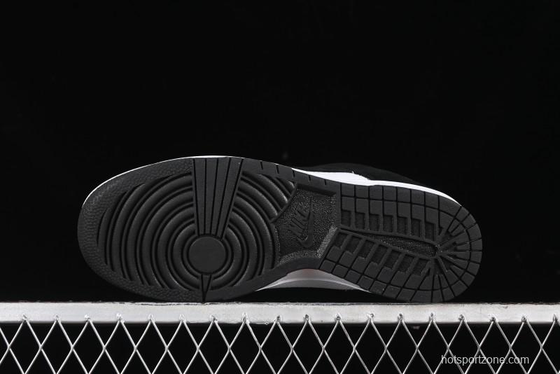 Nike Dunk Low Suede Panda Casual Sneakers - FQ8249-100