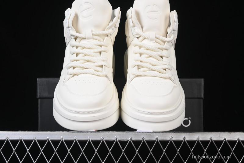 Ecco Soft 8 Anniversary Series Innovative Anti-Slip Simple High-Top Wear-Resistant Casual Shoes - 81771301002