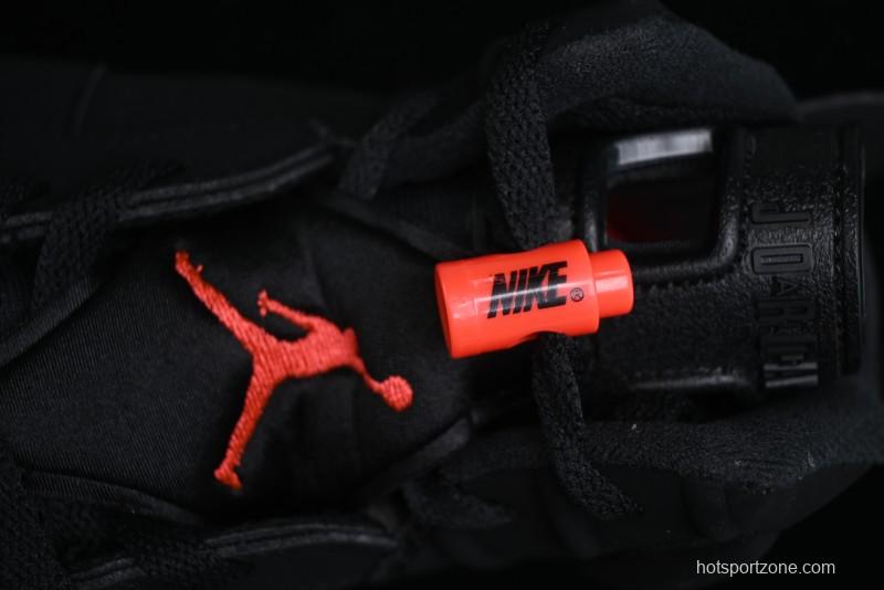 Nike Air Jordan 6 Retro Basketball Shoes with Infrared Design and 3M Reflective Details - 384664-060
