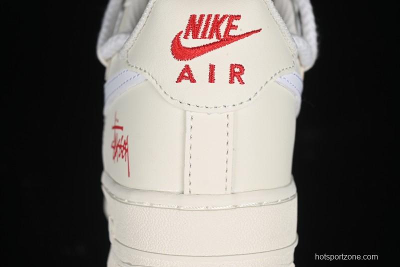 Nike Stussy x Air Force 1 '07 Low Casual Sneakers - ZH0316-047