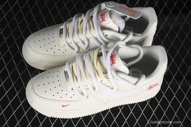 Nike Stussy x Air Force 1 '07 Low Casual Sneakers - ZH0316-047