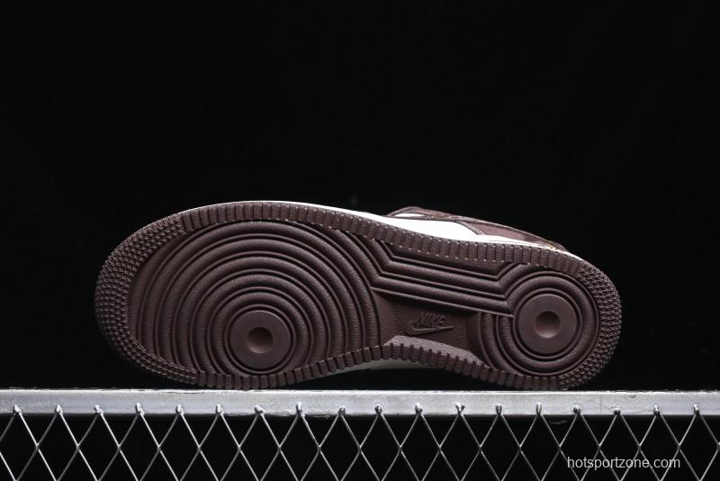 Nike Air Force 1 '07 Low BAPE Collaboration - Tan Brown Casual Sneakers - KK1988-027