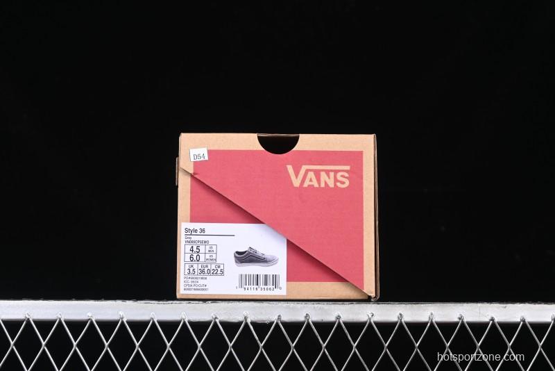 Vans Style 36 Low-Top Casual Skate Shoes in Grey - VN000CP5EMO