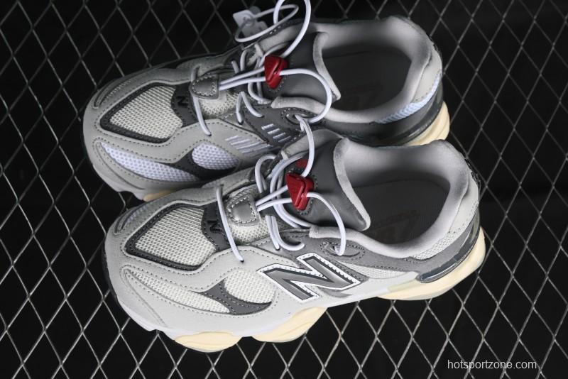 New Balance 9060 Series Hook and Loop Kids Sneakers - PV9060GRY