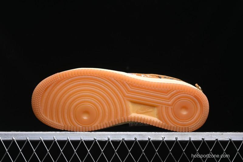 Nike Travis Scott x Air Force 1 Low Casual Sneakers with Full-Length Air Cushion - CN2405-900