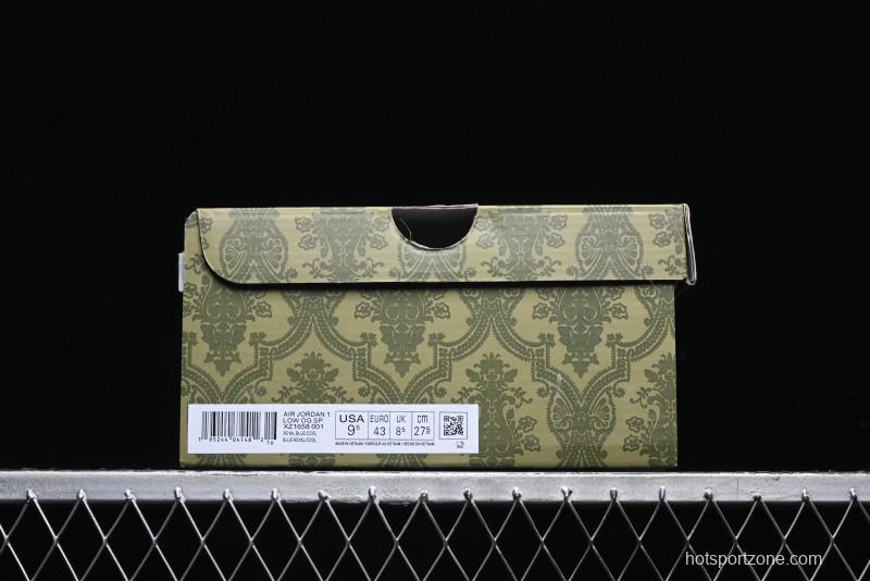 Nike Travis Scott x Fragment Design x Air Jordan 1 Low OG SP AJ1 Retro Sneakers - XZ1658-001