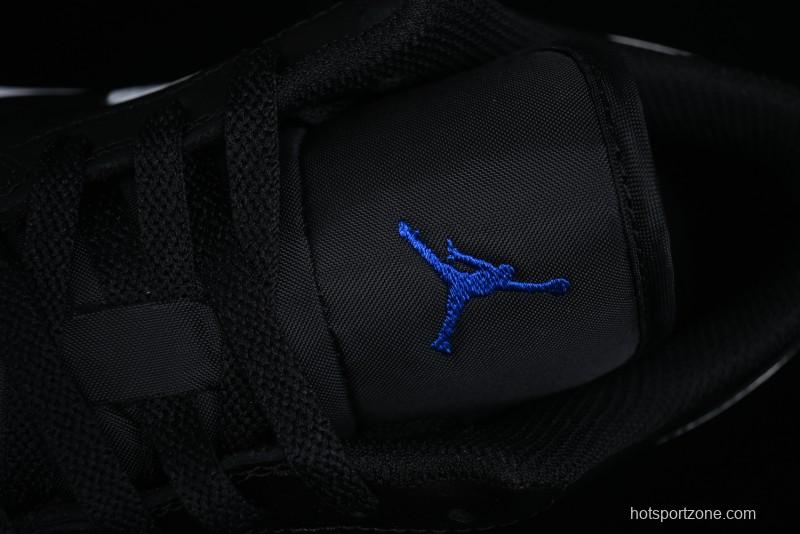 Nike Air Jordan 1 Low Retro Basketball Shoes Black Blue - 553558-042