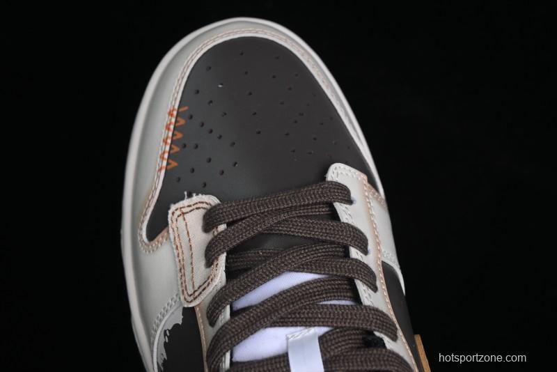 Nike Dunk Low Panda Prank Pioneer Knight Sandstorm Black Brown Low Top Casual Skate Shoes - DD1391-100