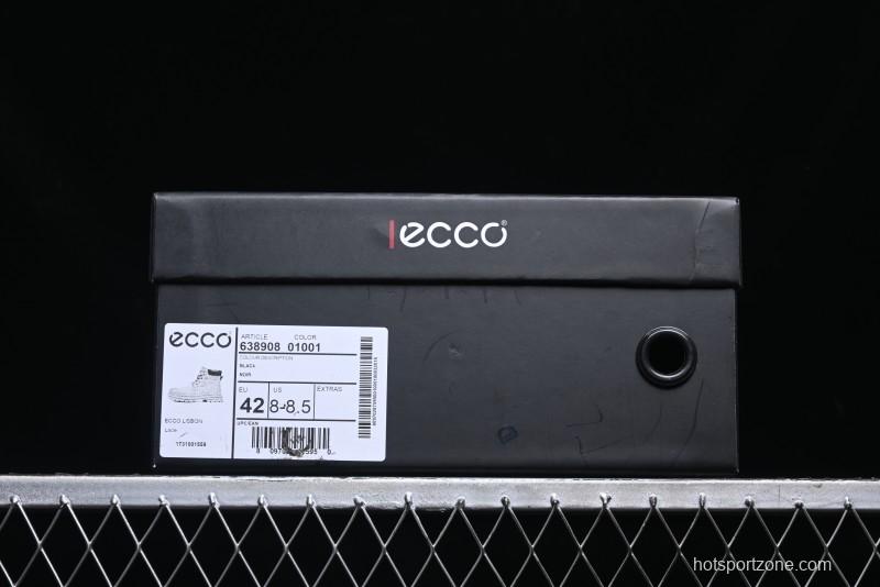 ECCO Cool Series Workwear Leather Anti-Slip Platform Chelsea Boots - 63890801001