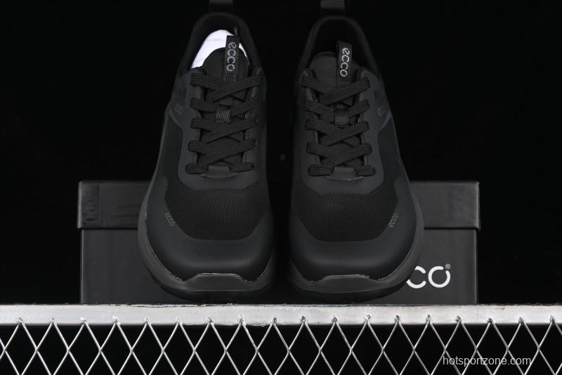 ECCO DRIVE Series Outdoor Waterproof Breathable Slip-Resistant Retro Fashion Patchwork Hiking Shoes - 88259401001