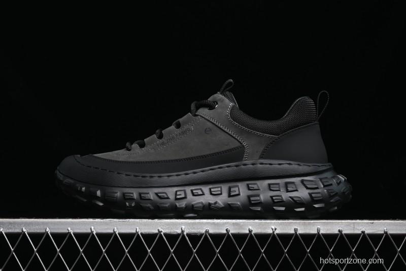 ECCO Off-Road Series Lightweight Cushioned Leather Durable Outdoor Hiking Running Shoes - 63513001001