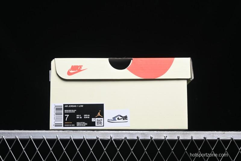 Nike Air Jordan 1 Low Stussy Collaboration Retro Basketball Shoes - XX3318-505