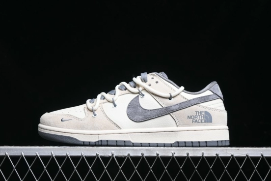 Nike SB Dunk Low The North Face Collaboration Anniversary Edition Customized Low-Top Casual Skate Shoes - DM6868-002