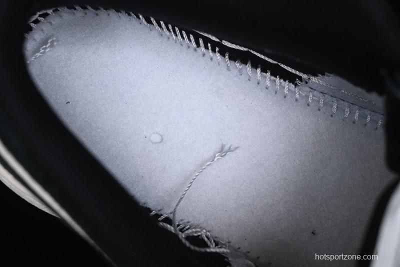 Nike Air Jordan 1 Low AJ1 Supreme Collaboration - Black White Two-Tone Retro Basketball Shoes - SJ9950-021