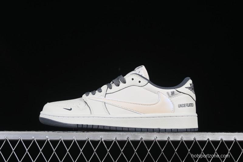 Nike Travis Scott x Fragment Design x Jordan Air Jordan 1 Low OG SP AJ1 UN Collaborative Sneakers - DM7866-018