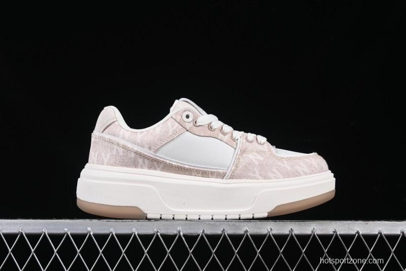 New York Yankees MLB Chunky Liner Denim Monogram SL Platform Sandals - 3ASXS015N50BGS