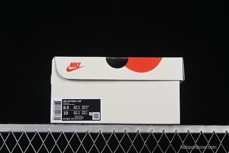 Nike Air Force 1 '07 Low Dior Collaboration Grey Knit Casual Sneakers - KK1988-052