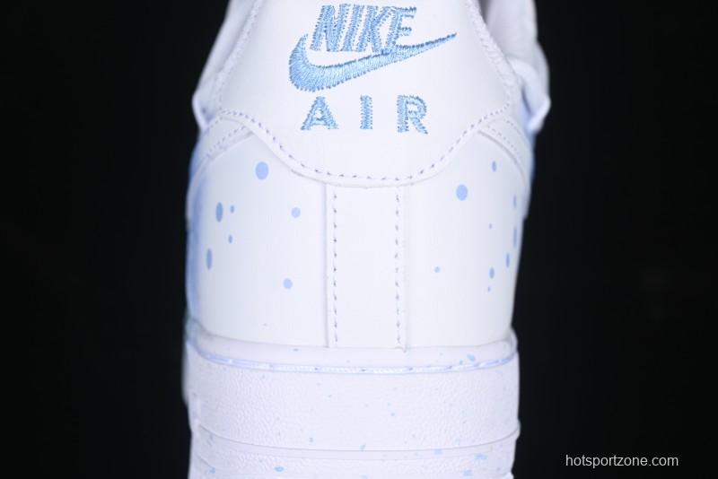 Nike Air Force 1 '07 Low Snow Tie-Dye Casual Sneakers with Lace-Up Closure - ZH0316-057