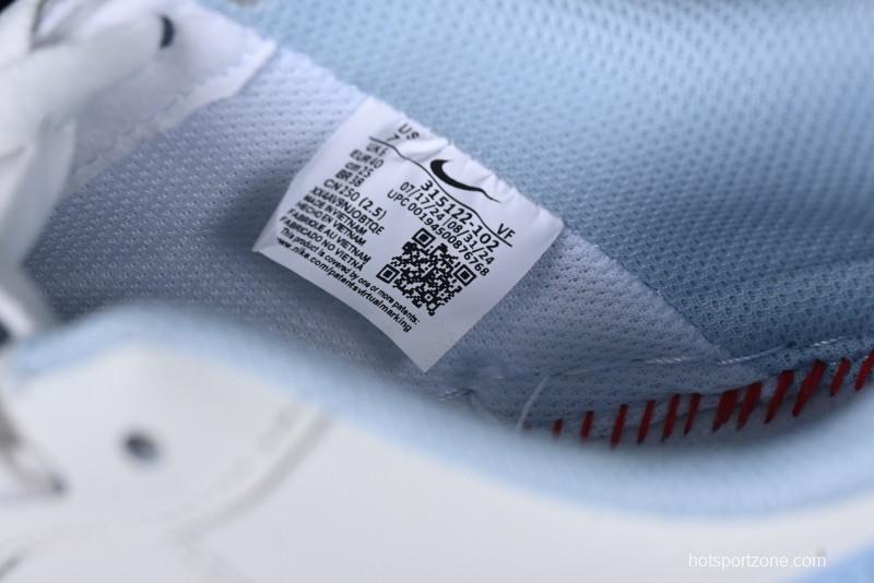 Nike Air Force 1 '07 Low Light Blue Casual Sneakers - 315122-102