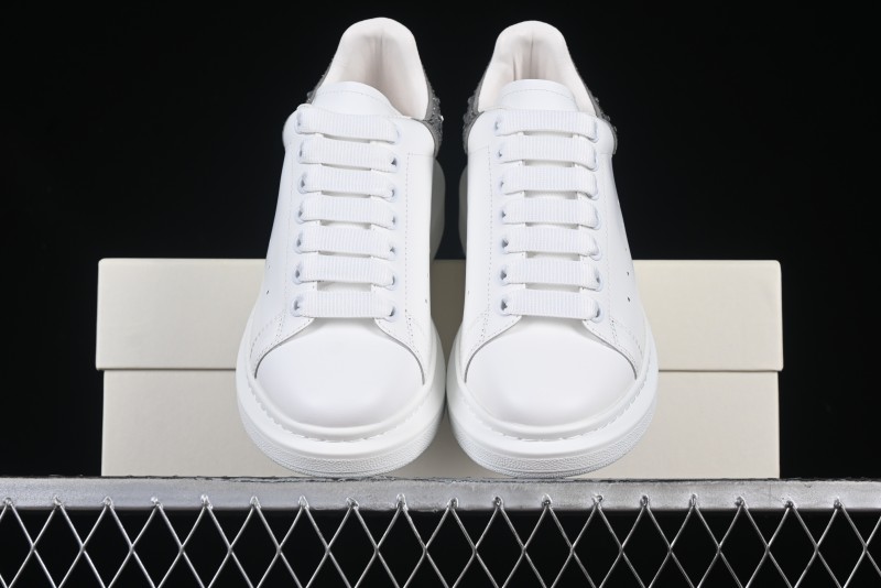Alexander McQueen Oversized Sneakers with White Rhinestones - D.E5