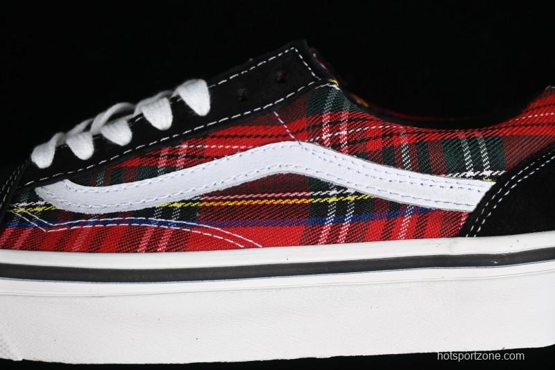 Vans Old Skool 36 DX Anaheim Collection Checkered Low-Top Canvas Sneakers - VN0A38G2PXC