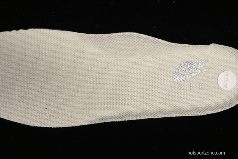 Nike Air Force 1 '07 Low Classic Grey Silver Swoosh Starry Sneakers - MJ0319-023