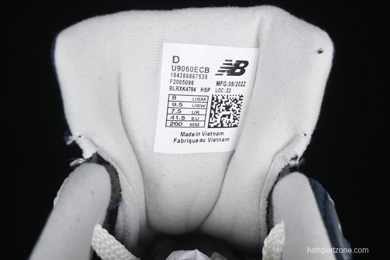 New Balance 9060 Retro Casual Running Shoes with ABZORB Cushioning - U9060ECB