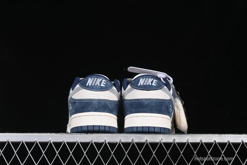 Nike SB Dunk Low Stussy Anniversary Custom Low-Top Casual Skate Shoes - DM6868-030