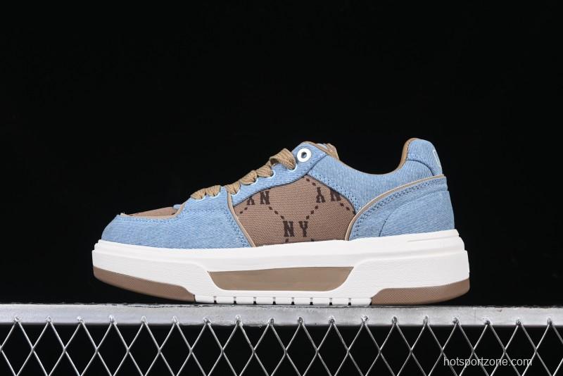 New York Yankees MLB Chunky Liner Dia Monogram Thick Sole Casual Running Shoes - 3ASXCLJ4N50BLS