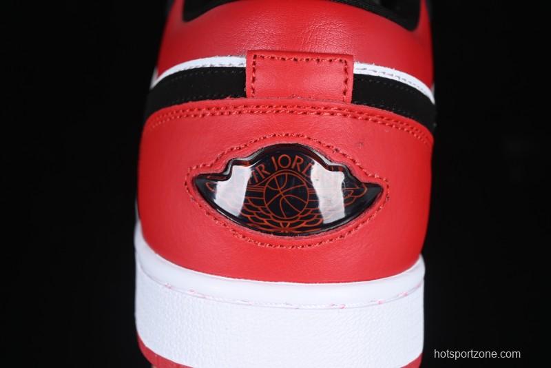 Nike Air Jordan 1 Low "White Black Gym Red" Retro Casual Sneakers - IB8971-106