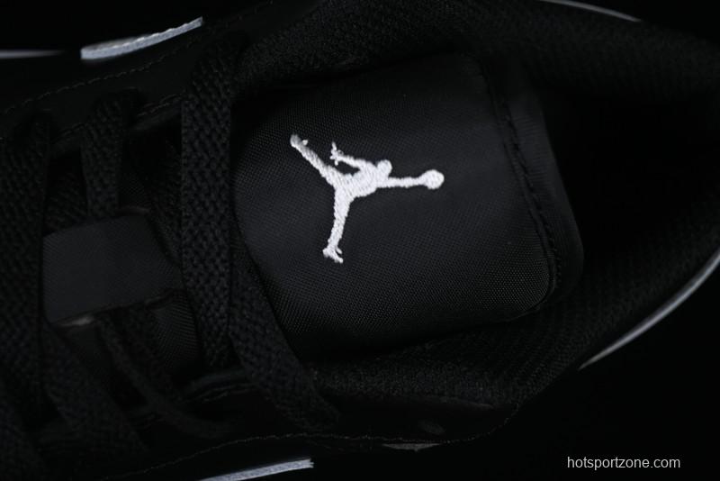 Nike Air Jordan 1 Low Retro Basketball Shoes in Black and White - 553558-043