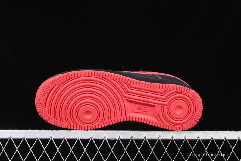 Nike Air Force 1 '07 Low Casual Sneakers in Heartbeat Orange with Full-Length Air Cushion - DF0188-015