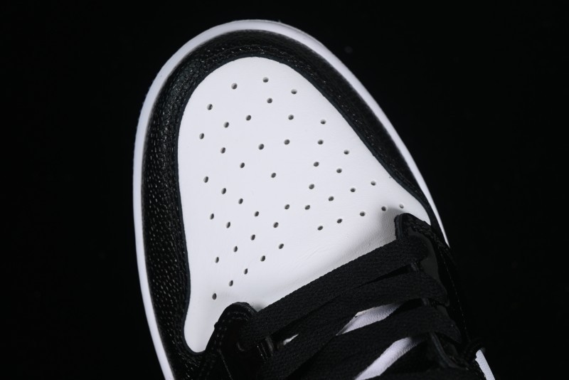 Nike Air Jordan 1 Low Golf AJ1 Retro Golf Shoes with Laser Patent Leather and Double Hook Design - FZ4159-100