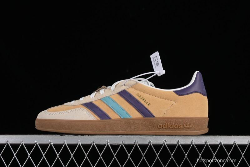 Adidas Originals Gazelle Indoor IG1636 Retro Casual Low-Top Sneakers with Non-Slip and Wear-Resistant Sole