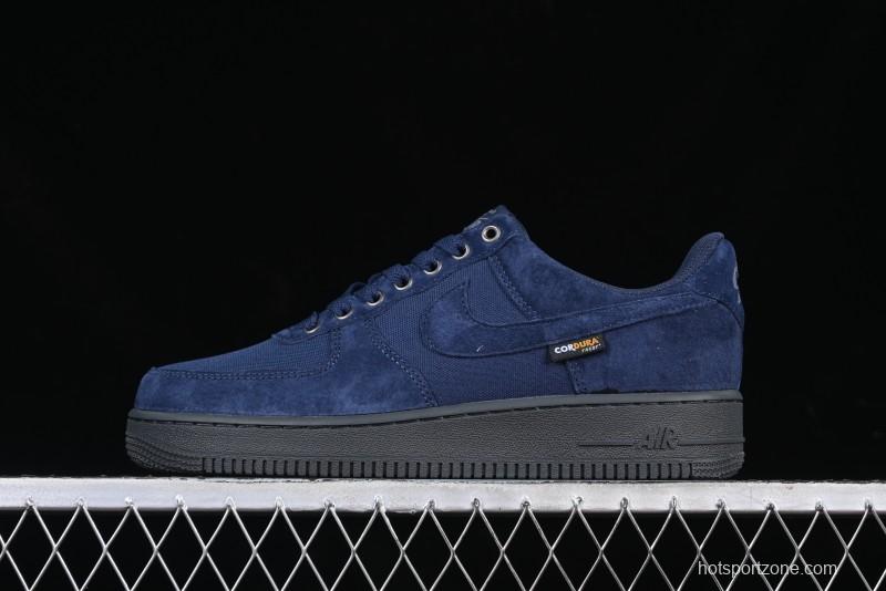 Nike Air Force 1 '07 Low Casual Sneakers in Light Blue with Full-Length Air Cushion - HQ3822-400