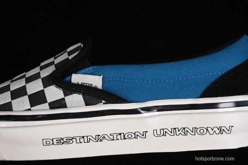 Vans Slip-On x Liberaiders Origami Checkerboard Low-Top Casual Sneakers - VN000V0SAPK