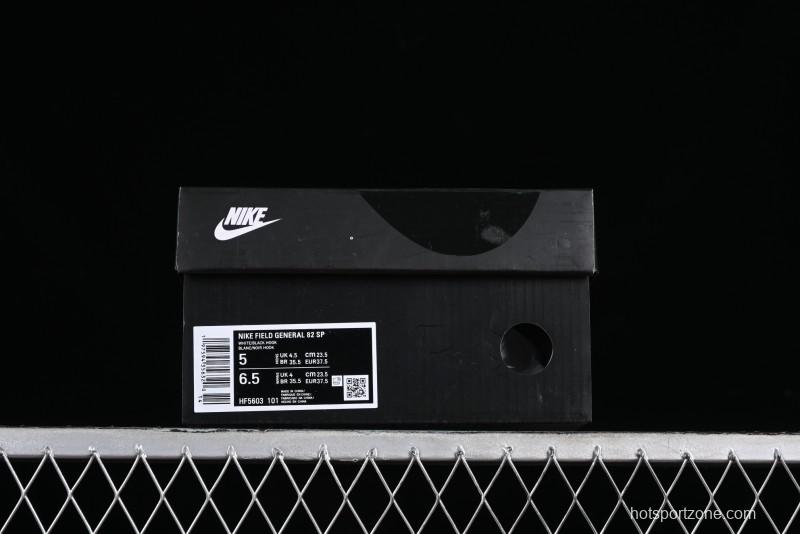Nike Field General 82 Casual Sneakers with Classic Black and White Colorway - HF5603-101