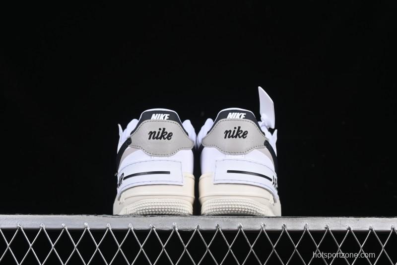 Nike Air Force 1 Shadow Low-Top Sneakers with Lightweight EVA Midsole and Anti-Slip RB Rubber Outsole - DZ1847-110