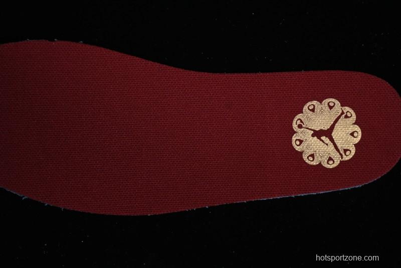 Nike Air Jordan 2 Retro AJ2 Low Top Basketball Shoes with Phoenix Embroidery Dragon Year Limited Edition - FJ5736-100